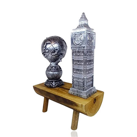 London Saar Masa Süsü Gümüş Renk 