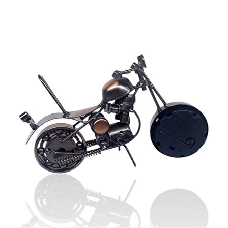 Metal Motor Obje Saat 