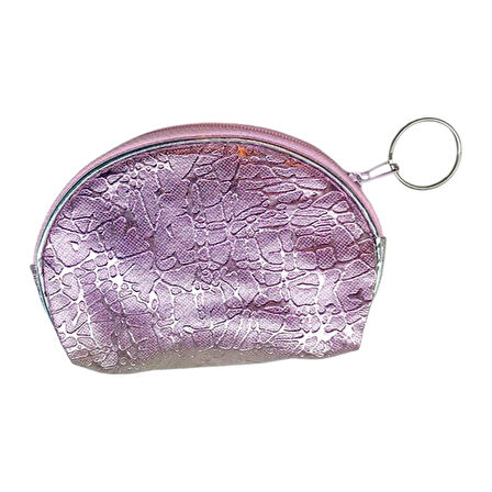 Bozuk Para Cüzdanı Anahtarlık Pembe Renk 