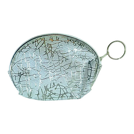 Bozuk Para Cüzdanı Anahtarlık Beyaz Renk 