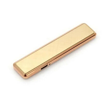 Kişiye Özel Elektronik Şarjlı Çakmak Sarı