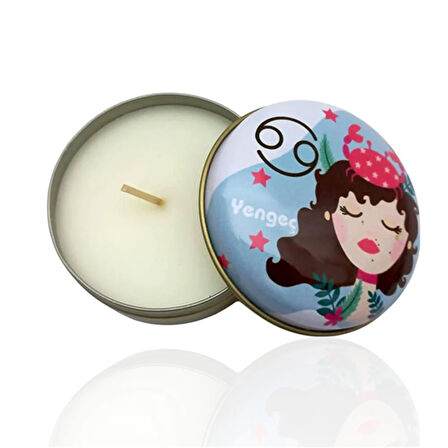 Yengeç Burcu Pudra Kokulu Mum