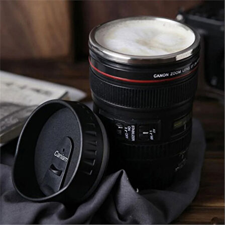 Fotoğraf Makinası Objektifi Tasarımlı Bardak