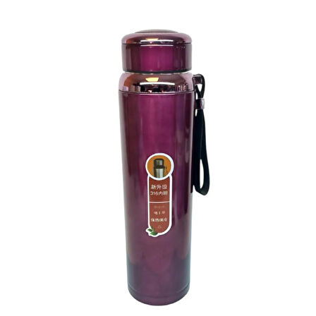 1Lt Çelik Termos Mor