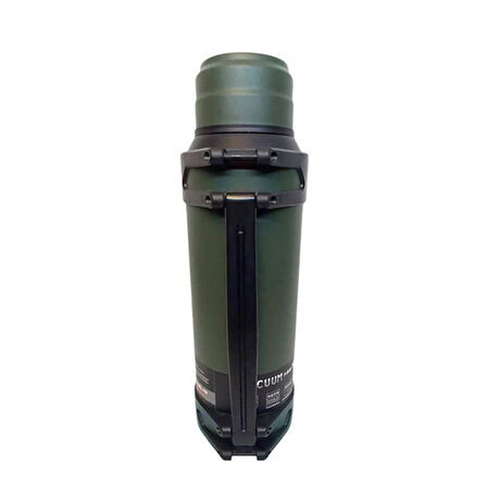 4Lt Çelik Termos Kampçı Termosu Yeşil