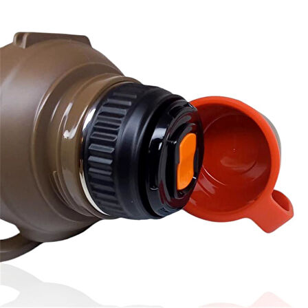 4Lt Çelik Termos Kampçı Termosu Sarı