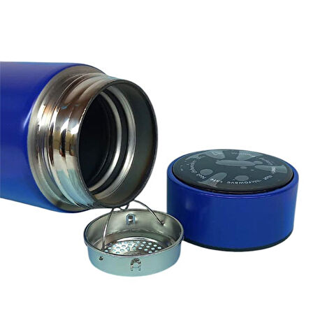 Kişiselleştirilebilir Dereceli Termos 05 Lt Mavi Renk