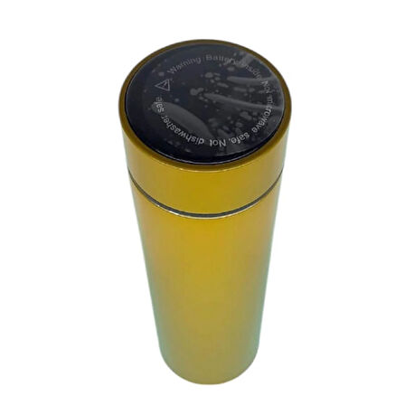 Kişiselleştirilebilir Dereceli Termos 05 Lt Sarı Renk