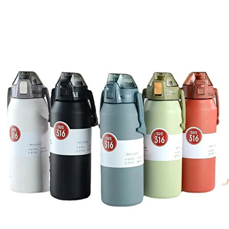 Kişiselleştirilebilir Soğuk Tutması İçin Özel 316L Termos Yeşil