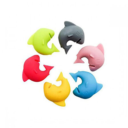 Parti Kupa Ayırma İçin Renkli Köpek Balıkları