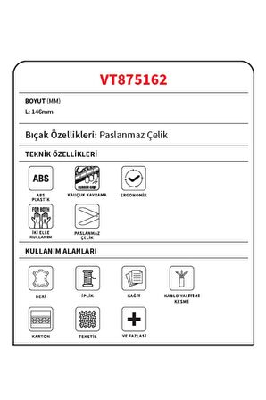 Elektrikçi Makası, Çok Amaçlı Makas Paslanmaz Çelik