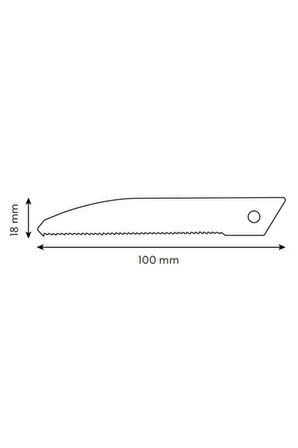 Testere Ağızlı Maket Bıçağı - Metal