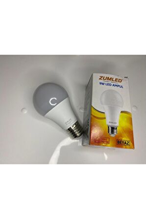 9 Watt Led Ampul Beyaz Işık 220 V - 240 V