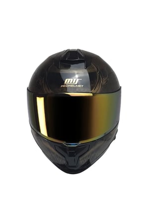 MTS X340 Goldy Full Face Motosiklet Kaskı - MotoDede