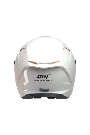 MTS X340 White Full Face Motosiklet Kaskı - MotoDede