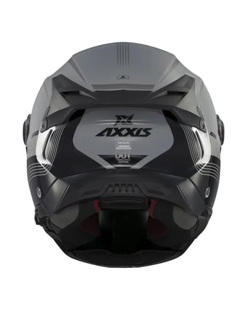 AXXIS Ghostfighter Bitone C2 Parlak Gri Motosiklet Kaskı - MotoDede