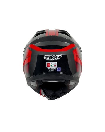 Sway SW-X65 Red Adventure Kask - MotoDede