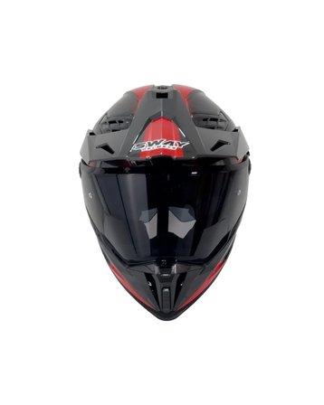Sway SW-X65 Red Adventure Kask - MotoDede