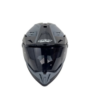 Sway SW-X65 Grey Adventure Kask - MotoDede