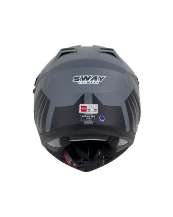 Sway SW-X65 Grey Adventure Kask - MotoDede