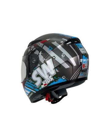 Sway SW-815K Alien Titanium Full Face Çocuk Kaskı - MotoDede