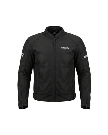 Prosev Dacron Yazlık Fileli Motosiklet Montu Siyah - MotoDede