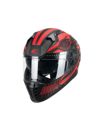 CGM 311M Blast Maya Tam Kapalı Kask - Kırmızı/Siyah - MotoDede