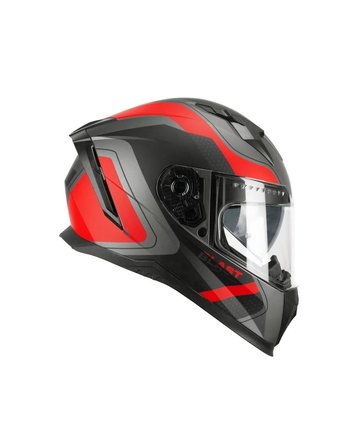 CGM 311R Blast Race Tam Kapalı Kask - Antrasit/Kırmızı - MotoDede