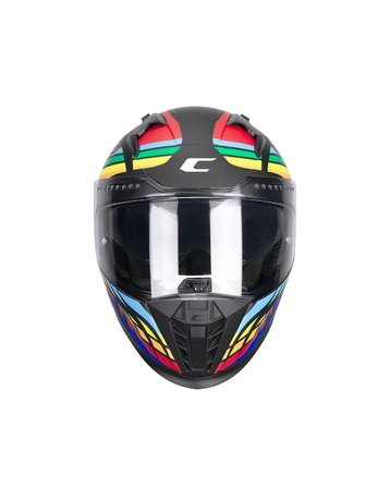 CGM 311X Blast Skull Tam Kapalı Kask - Gökkuşağı - MotoDede