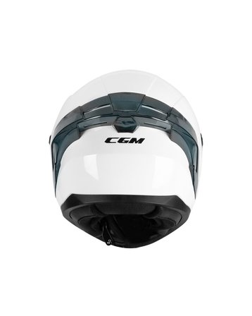 CGM 330A Riot Sport Spoylerli Tam Kapalı Kask - Beyaz - MotoDede