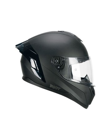 CGM 330A Riot Sport Spoylerli Tam Kapalı Kask - Siyah - MotoDede