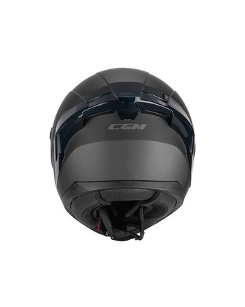 CGM 330A Riot Sport Spoylerli Tam Kapalı Kask - Siyah - MotoDede