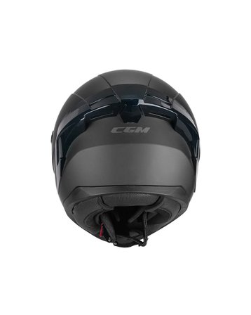CGM 330A Riot Sport Spoylerli Tam Kapalı Kask - Siyah - MotoDede