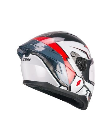 CGM 330R Riot Space Spoylerli Tam Kapalı Kask - Siyah/Kırmızı - MotoDede