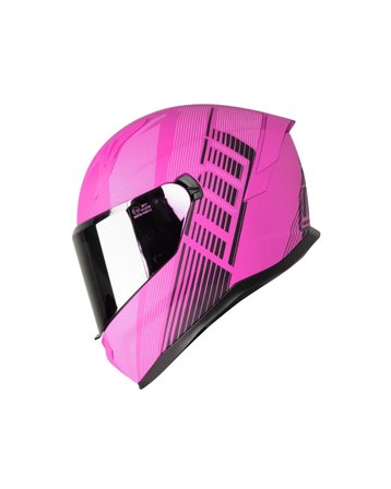 MTS M-910 Full Face Güneş Vizörlü Kask - Fuchsia Lady - MotoDede