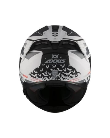Axxis Hawk SV Evo D.Justice Kapalı Kask - A2 Gri/Beyaz - MotoDede
