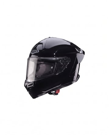 Caberg Roxter Parlak Siyah Full-Face Motosiklet Kaskı (+ İridyum Gümüş Vizör Hediyeli)