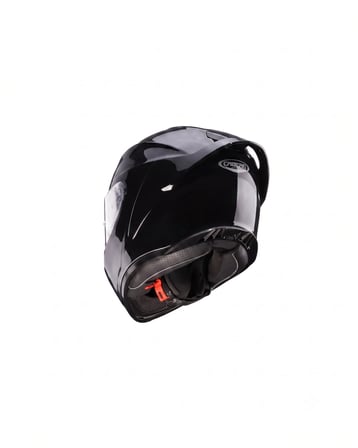 Caberg Roxter Parlak Siyah Full-Face Motosiklet Kaskı (+ İridyum Gümüş Vizör Hediyeli)