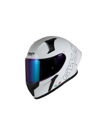 Sway F357 Full-Face Motosiklet Kaskı - Beyaz