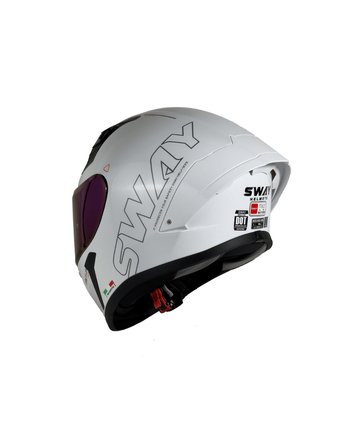 Sway F357 Full-Face Motosiklet Kaskı - Beyaz