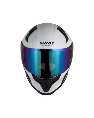 Sway F357 Full-Face Motosiklet Kaskı - Beyaz