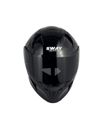 Sway F357 Full-Face Motosiklet Kaskı - Siyah/Kırmızı
