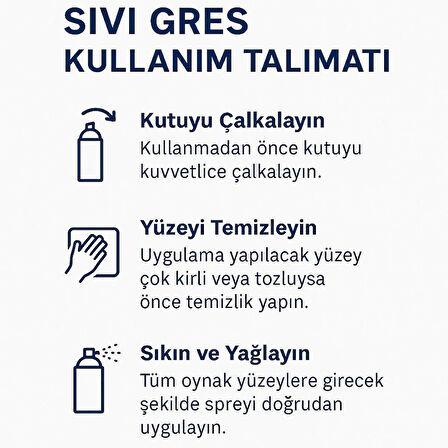 Süper Yağlayıcı Sıvı Gres 500ml