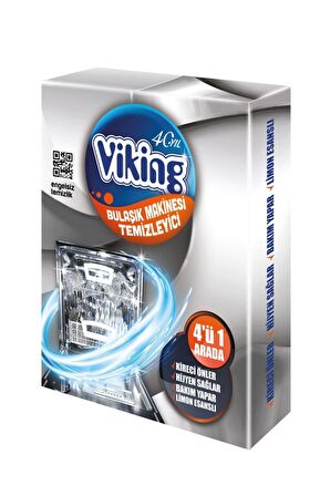 Viking Bulaşık Makinesi Temizleyici 50 Gr X 40 Adet