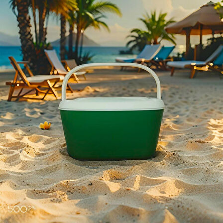 Buzluk Termos  Set-30 Lt Buzzy Buzluk Termos (1178 Cooler Box)+ +6.5 Lt Erciyes Piknik Termos (1403 Cooler Jug)