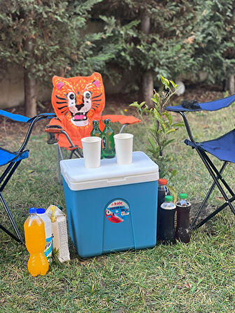 Buzluk Termos  Set-25 Lt Buzluk Termos Eps (1066 Coolerbox) +6.5 Lt Erciyes Piknik Termos (1403 Cooler Jug)+2 Adet K-250 Buz Aküsü