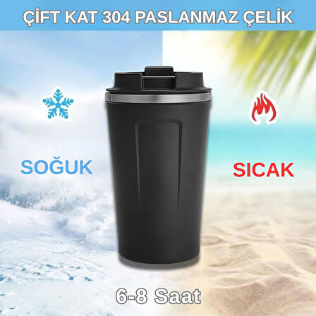 500 ml Paslanmaz Çelik Bardak Termos Çift Katmanlı