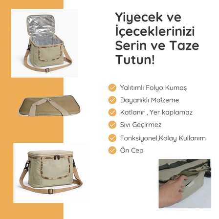 10 LT  Yemek Çantası -Termo Çanta