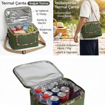 10 LT  Yemek Çantası -Termo Çanta