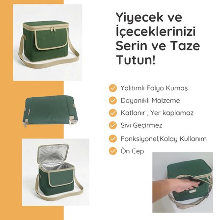 11 LT Midi Lux Outdoor Kamp Termal Çanta